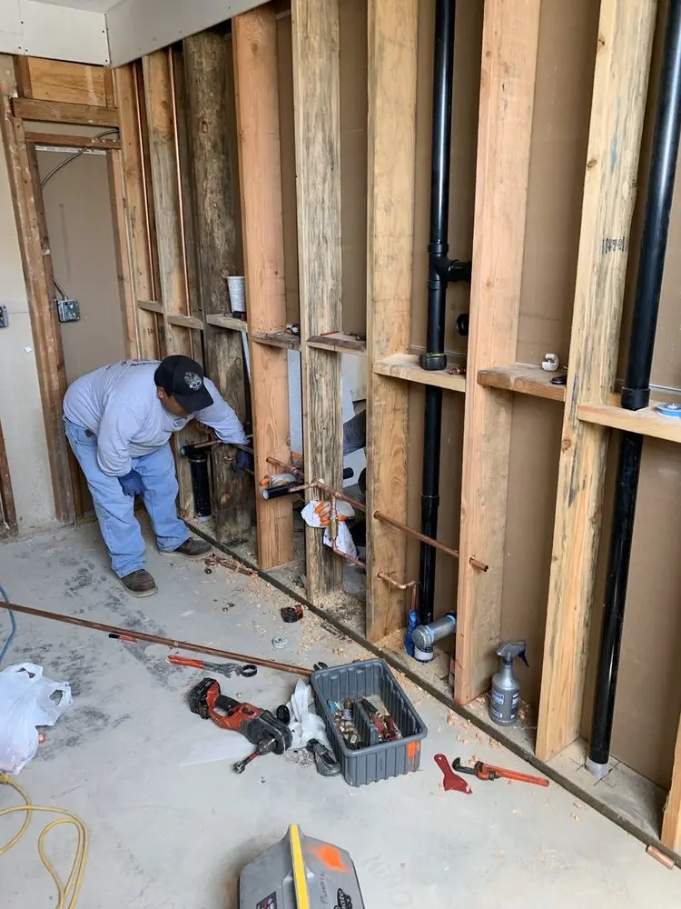 Commercial rough-in plumbing for Trenchless Sewer Repair in Saddle River